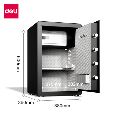 ตู้เซฟนิรภัย DELI AE802-BK-01 สีดำ_6
